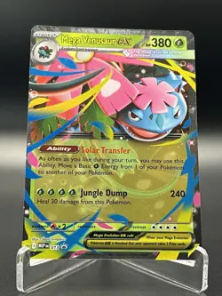 Pokemon TCG Mega Venusaur ex 013 Me: Mega Evolution Promo Holo - Image 1