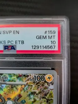 Magneton 159 Pokemon Surging Sparks Pokemon Center Promo, PSA 10 - Image 3