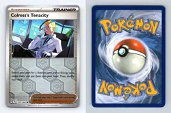 Colress's Tenacity #57/64 Shrouded Fable 2024 Reverse Holo Uncommon Pokemon TCG - Image 1