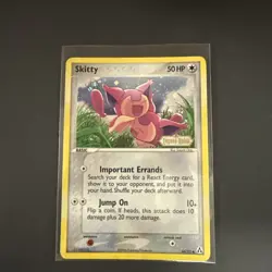 Pokemon TCG Skitty 64/92 Reverse Holo Legend Maker Stamped Card 2006 - Image 4
