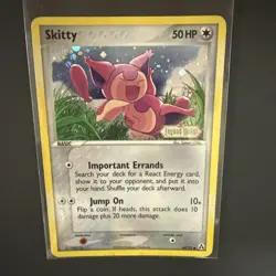 Pokemon TCG Skitty 64/92 Reverse Holo Legend Maker Stamped Card 2006 - Image 5