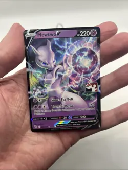 030/078 Mewtwo V Prize Pack Series Stamped Play Pokemon TCG GO - Image 3