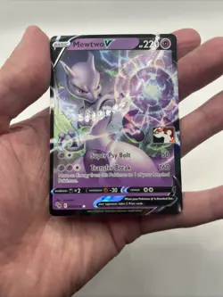 030/078 Mewtwo V Prize Pack Series Stamped Play Pokemon TCG GO - Image 4