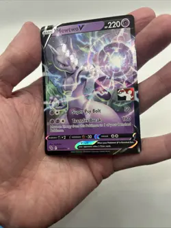 030/078 Mewtwo V Prize Pack Series Stamped Play Pokemon TCG GO - Image 5