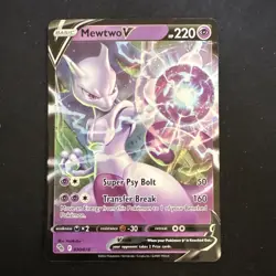 Pokemon TCG - Mewtwo V - 030/078 - Pokemon GO - NM Ultra Rare (2022) - Image 1