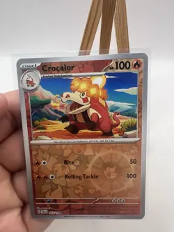 Pokemon TCG Crocalor 037/198 Reverse Holo Uncommon Scarlet & Violet Base NM/M - Image 3