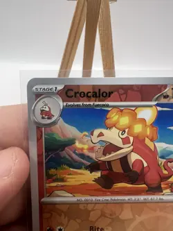 Pokemon TCG Crocalor 037/198 Reverse Holo Uncommon Scarlet & Violet Base NM/M - Image 5