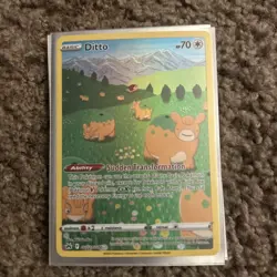 Pokemon Crown Zenith: Galarian Gallery #GG22/GG70 Ultra Rare Ditto - Image 1