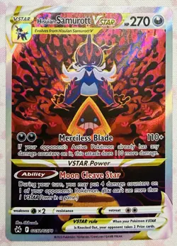 Pokemon TCG: Hisuian Samurott VSTAR Crown Zenith: Galarian Gallery - GG52/GG70 - Image 1