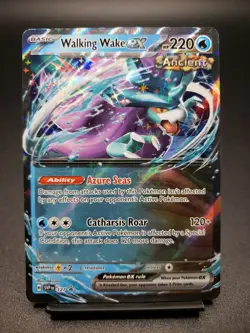 Pokemon TCG Walking Wake EX SVP 127 Black Star Promo Card - Image 1