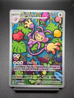 Ambipom 107/094 Me02: Phantasmal Flames Illustration Rare Card - Image 1