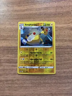 Ampharos 049/198 Chilling Reign Reverse Holo Pokemon Card LP - Image 1