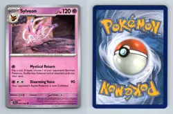 Sylveon #22/64 SV Shrouded Fable 2024 Common Pokemon TCG Card - Image 1