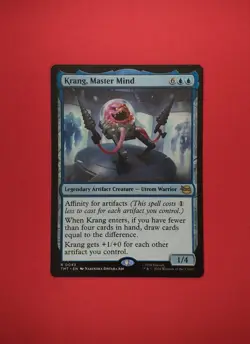 Krang Master Mind mtg Rare 0043 Magic: The Gathering TMNT - Image 1
