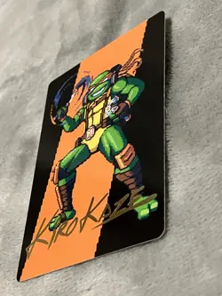 MTG TMNT ART SERIES MICHELANGELO THE HEART GOLD SIG/STAMP KIRO KAZE - Image 2