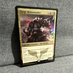 MTG - Zurgo Helmsmasher Legendary Creature DDN Foil Red White Black English - Image 1