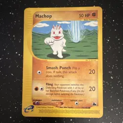 Machop 74/144 Skyridge Common Regular Pokemon TCG English - Image 1