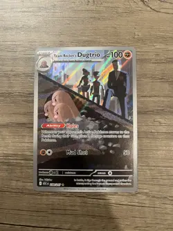 Pokemon Team Rocket's Dugtrio Ascended Heroes Full Art Holo Rare 239/217 100 HP - Image 1