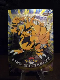 2000 Topps Chrome Electabuzz #125 Foil Pokemon TV Animation Edition 🌟🌟🌟 - Image 1