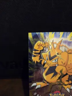 2000 Topps Chrome Electabuzz #125 Foil Pokemon TV Animation Edition 🌟🌟🌟 - Image 2