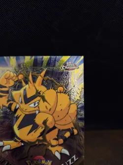 2000 Topps Chrome Electabuzz #125 Foil Pokemon TV Animation Edition 🌟🌟🌟 - Image 3