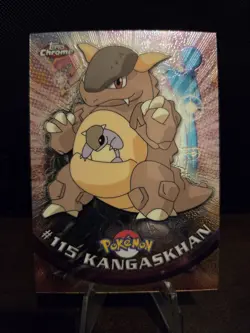 2000 Topps Chrome Kangaskhan #115 Foil Pokemon TV Animation Edition 🌟🌟🌟 - Image 2