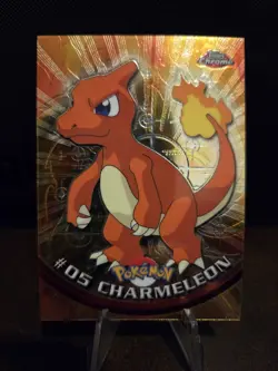 2000 Topps Chrome Charmeleon #05 Holo Foil Pokemon TV Animation Edition 🌟🌟🌟 - Image 1