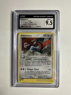2004 Pokemon EX Dragon Salamence Cosmos Holo e-League 19/97 CGC 9.5 - Image 1
