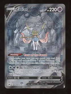 2023 Pokemon SWSH Crown Zenith Zacian V Secret Rare #GG48/GG70 - Image 1