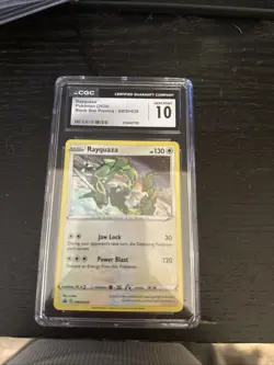 Rayquaza SWSH029 Cosmos Holo Black Star Promo Pokemon TCG CGC Mint 10 2020 - Image 1