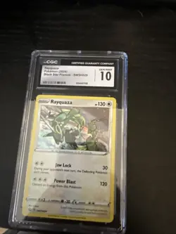 Rayquaza SWSH029 Cosmos Holo Black Star Promo Pokemon TCG CGC Mint 10 2020 - Image 3