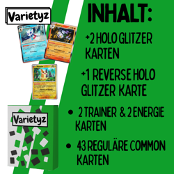 50 Verschiedene Pokemon Karten Set Deutsch - 50 Stuck Karten Set - 2 Holo Karten - Image 2