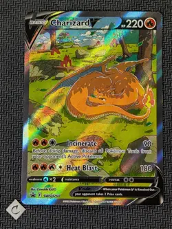 Charizard V SWSH260 - Black Star Promo Full Art Holo Pokemon TCG NM - Image 1