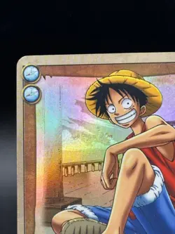 Monkey D. Luffy MS-C01 Holo Foil 2002 Bandai One Piece Japanese TCG Card - Image 2