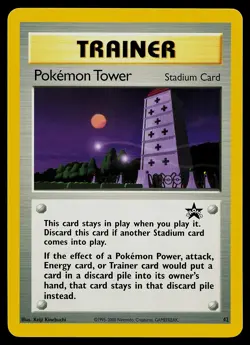 Pokemon Card - Pokemon Tower WOTC Black Star Promo 42 - Image 1