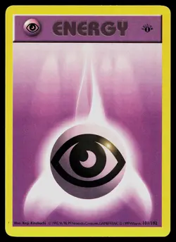 Pokemon Card - Psychic Energy 1st Edition Base Set Shadowless 101/102 - Image 1