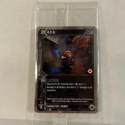 Neuroscape TCG Kickstarter Promo Card B.O.B 008 Holo Foil Trading Card Sealed - Image 1