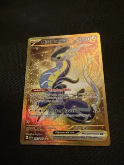 Miraidon ex Gold Hyper Rare - 253/198 - Scarlet & Violet Base Pokemon Card - Image 1