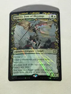 MTG HALO FOIL Sigarda, Font of Blessings March of the Machine: The Aftermath - Image 1