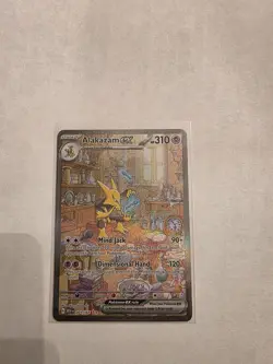 Alakazam EX 201/165 Special Illustration Rare Holo Pokemon TCG - Image 1