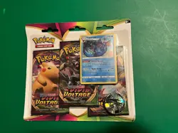 Pokemon TCG Sword & Shield Vivid Voltage 3-Pack Blister Vaporeon Promo Card - Image 2