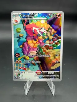 Pokemon TCG Crocalor Scarlet & Violet - Paldea Evolved 202/193 Holo Illustration - Image 1