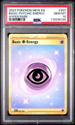 Basic Psychic Energy 207/165 PSA 10 Pokemon SV: 151 Hyper Rare - Image 2