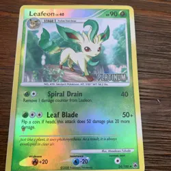 Pokemon TCG Leafeon 24/100 Majestic Dawn Platinum Stamped Reverse Holo - Image 1