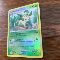 Pokemon TCG Leafeon 24/100 Majestic Dawn Platinum Stamped Reverse Holo - Image 2
