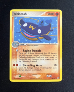 Whiscash 28/107 Deoxys Uncommon Regular Pokemon TCG - Image 1