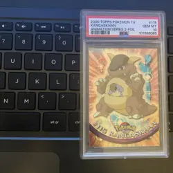 Pokemon Topps Chrome Kangaskhan Psa 10 Gem Mint Series 2 TV Chrome 2000 - Image 1