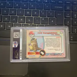 Pokemon Topps Chrome Kangaskhan Psa 10 Gem Mint Series 2 TV Chrome 2000 - Image 2