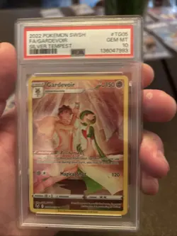 Pokemon Gardevoir TCG Silver Tempest Ultra Rare Full Art TG05/TG30 PSA 10 - Image 1