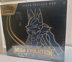 Pokemon TCG Mega Evolution Lucario ETB Elite Trainer Box - New Sealed - Image 1